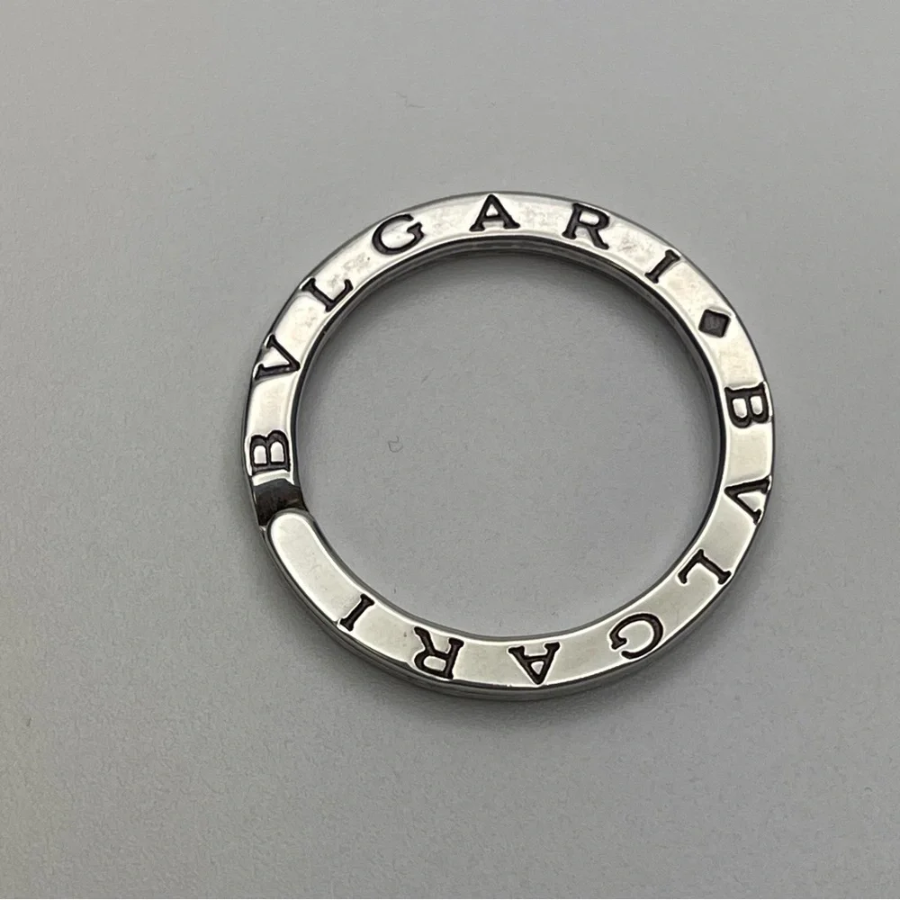 Bvlgari 925 Sterling Silver Keyring Pendant - Preowned